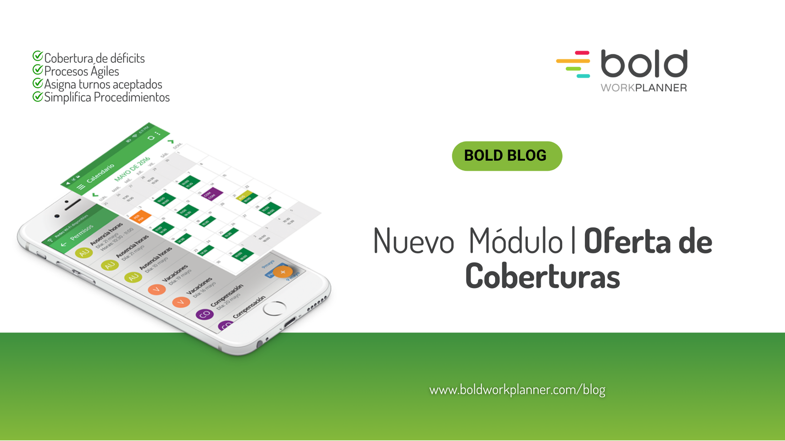 Nuevo Módulo Oferta Coberturas